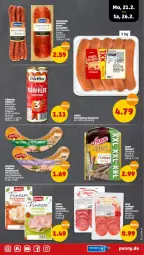 Gazetka promocyjna Penny - Prospekte - Gazetka - ważna od 26.02 do 26.02.2022 - strona 7 - produkty: bockwurst, knoblauch, salami, schinken, schwein, Spezi, Ti, wein, wurst