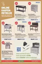 Gazetka promocyjna Metro - Outdoor für Profis - Gazetka - ważna od 26.03 do 26.03.2025 - strona 31 - produkty: briketts, edelstahl, eis, grill, grillfläche, grillrost, Holz, holzkohle, holzkohlegrill, Kohlegrill, Metro, reis, sac, Ti, tiefpreis, Wanne, Windschutz