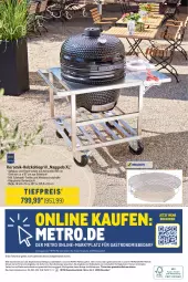 Gazetka promocyjna Metro - Outdoor für Profis - Gazetka - ważna od 26.03 do 26.03.2025 - strona 32 - produkty: abholpreise, angebot, angebote, edelstahl, eis, feuerschale, grill, grillrost, Holz, holzkohle, holzkohlegrill, ilag, Kohlegrill, Metro, metro gastro, Rauch, reis, rwe, Schal, Schale, schutzhülle, Ti, tiefpreis, tisch, trolley