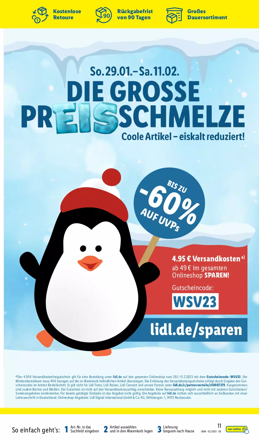 Aktueller Prospekt Lidl - Aktuelle Onlineshop-Highlights - von 01.02 bis 28.02.2023 - strona 11 - produkty: angebot, angebote, auer, eis, gutschein, gutscheine, korb, LG, ndk, reis, Ti, versandkostenfrei, ZTE