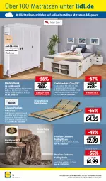 Gazetka promocyjna Lidl - Aktuelle Onlineshop-Highlights - Gazetka - ważna od 28.02 do 28.02.2023 - strona 14 - produkty: asti, Bau, bett, cashmere, decke, eis, Ergee, Hela, Holz, Kenzo, kissen, kleid, kleider, kleiderschrank, kommode, lack, latte, lattenrost, leine, massivholz, matratze, matratzen, Mode, natur, ndk, regal, Schrank, schubladen, Ti, tisch, topper, Trockner, ZTE