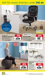 Gazetka promocyjna Lidl - Aktuelle Onlineshop-Highlights - Gazetka - ważna od 28.02 do 28.02.2023 - strona 18 - produkty: ball, chefsessel, decke, deckenleuchte, led-deckenleuchte, Leuchte, leuchtmittel, ndk, office, schreibtisch, sessel, stuhl, Ti, tisch, ZTE
