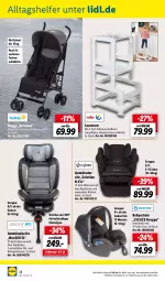 Gazetka promocyjna Lidl - Aktuelle Onlineshop-Highlights - Gazetka - ważna od 28.02 do 28.02.2023 - strona 24 - produkty: auto, Buggy, Kinder, Kindersitz, kopfstütze, ndk, rückenlehne, Schal, Schale, Ti, ZTE