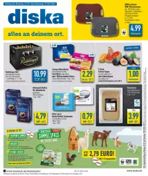 Gazetka promocyjna Diska - Prospekte - Gazetka - ważna od 17.09 do 17.09.2022 - strona 1 - produkty: aktionspreis, angebot, angebote, Becher, Berger, bier, butter, cin, Clin, deka, eis, Feigen, fleisch, fleischkäse, kaffee, Käse, mac, milch, mövenpick, mövenpick kaffee, radeberger, reis, ritter, ritter sport, sac, salz, Schleich, schoko, schokolade, Sport, Ti, Wanne, weihenstephan, ZTE