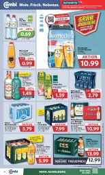 Gazetka promocyjna Combi - Prospekte - Gazetka - ważna od 03.06 do 03.06.2023 - strona 20 - produkty: Alwa, angebot, angebote, bio, bitburger, blume, blumen, burger, deit, eis, elle, flasche, Happy Day, könig pilsener, krombache, krombacher, küstengold, limo, limonade, limonaden, mineralwasser, pils, pilsener, premium pils, Rauch, reis, Ti, usb, veltins, vilsa, wasser, ZTE