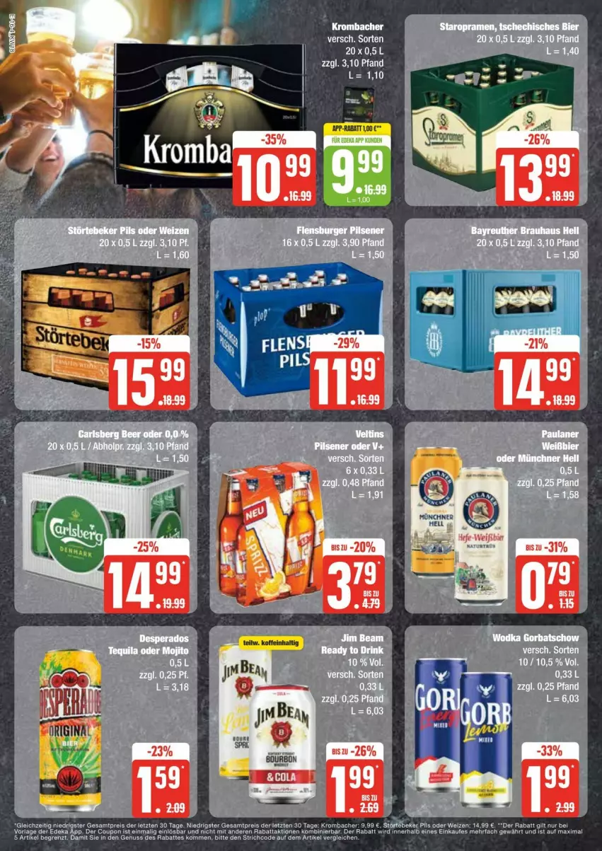 Aktueller Prospekt Edeka - Prospekte - von 27.04 bis 04.05.2024 - strona 16 - produkty: coupon, eis, krombache, krombacher, LG, nuss, reis, tee, Ti