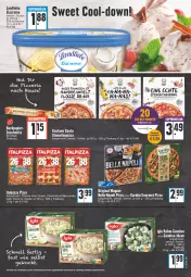 Gazetka promocyjna Edeka - Angebote der Woche - Gazetka - ważna od 06.08 do 06.08.2022 - strona 21 - produkty: Becher, creme, eis, eiscreme, erde, garden gourmet, gin, iglo, landliebe, landliebe eiscreme, mozzarella, Ofen, original wagner, papier, pizza, prosciutto, rahm-gemüse, rel, steinofen, Ti, wagner