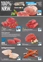 Gazetka promocyjna Edeka - Angebote der Woche - Gazetka - ważna od 06.08 do 06.08.2022 - strona 8 - produkty: auer, Bau, Bauer, braten, eier, eis, erde, filet, filets, fleisch, Frische Hähnchen, Geflügel, gulasch, hackfleisch, hähnchenbrust, jungbullen, leine, nero, rasen, Ria, rind, rinder, rinderfilet, rinderhackfleisch, rouladen, rwe, saft, Schal, Schale, schnitten, spitzenqualität, steak, tee, Ti, Tiere, wein, weine