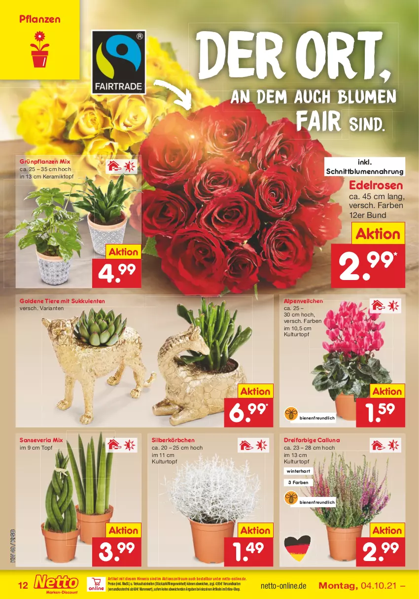 Aktueller Prospekt Netto Marken-Discount - Filial Angebote - von 04.10 bis 09.10.2021 - strona 12