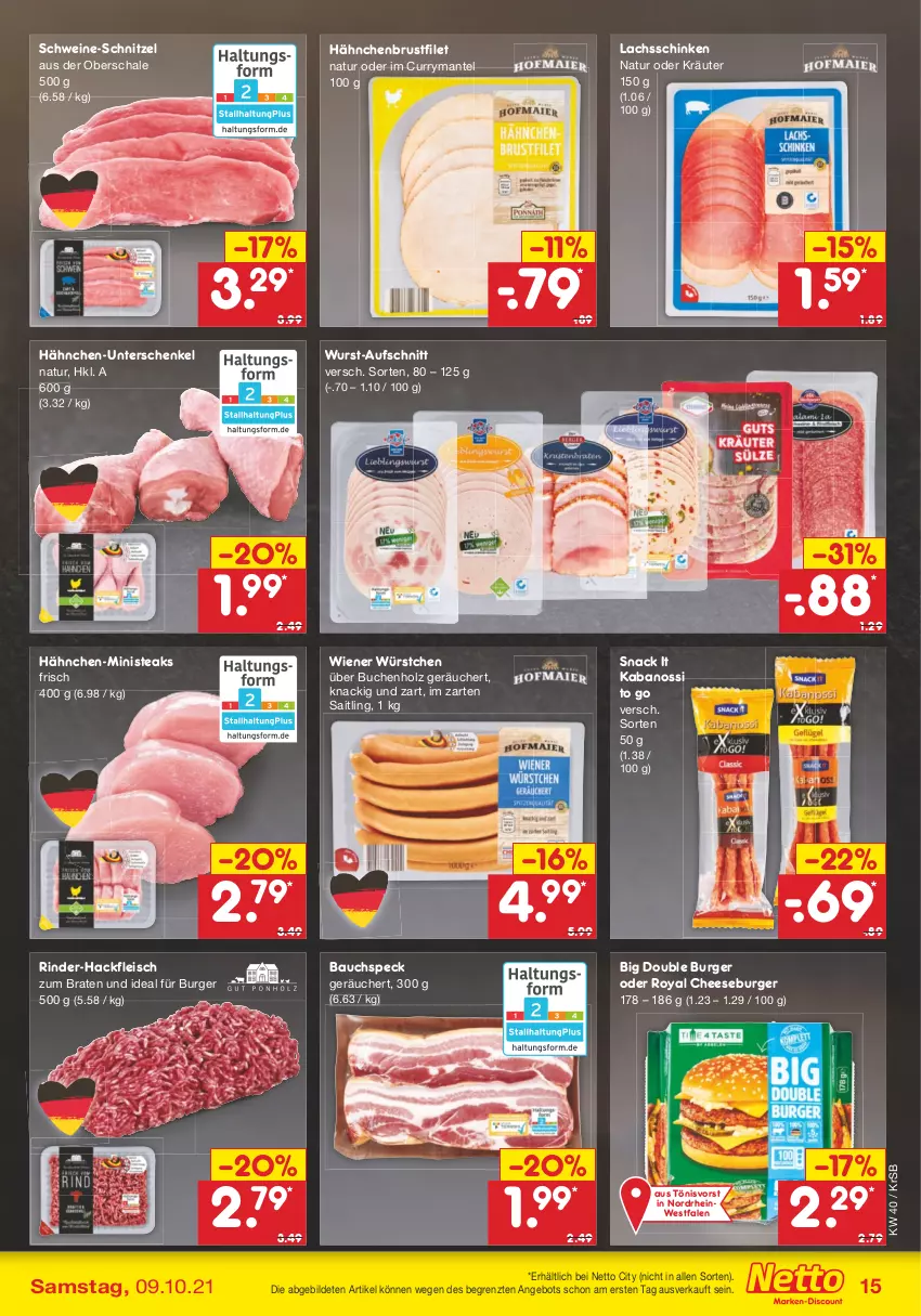 Aktueller Prospekt Netto Marken-Discount - Filial Angebote - von 04.10 bis 09.10.2021 - strona 15