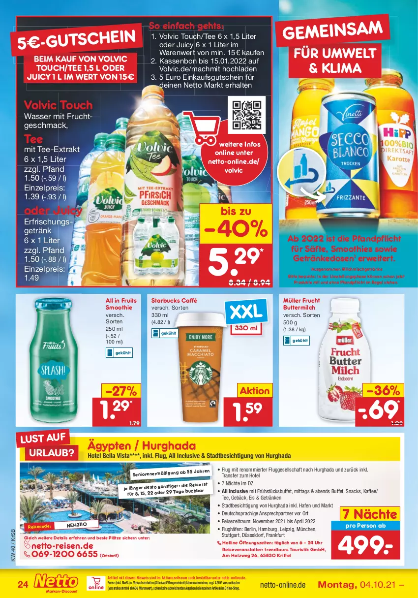 Aktueller Prospekt Netto Marken-Discount - Filial Angebote - von 04.10 bis 09.10.2021 - strona 24