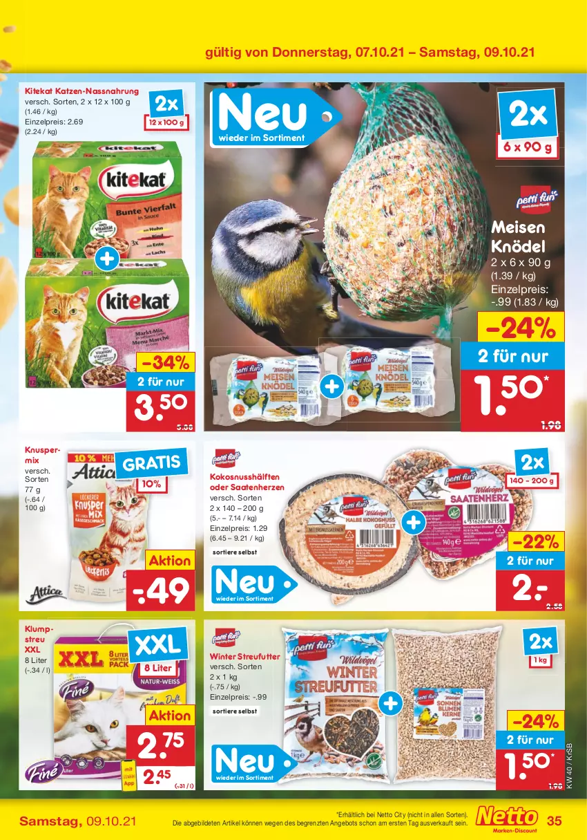 Aktueller Prospekt Netto Marken-Discount - Filial Angebote - von 04.10 bis 09.10.2021 - strona 35