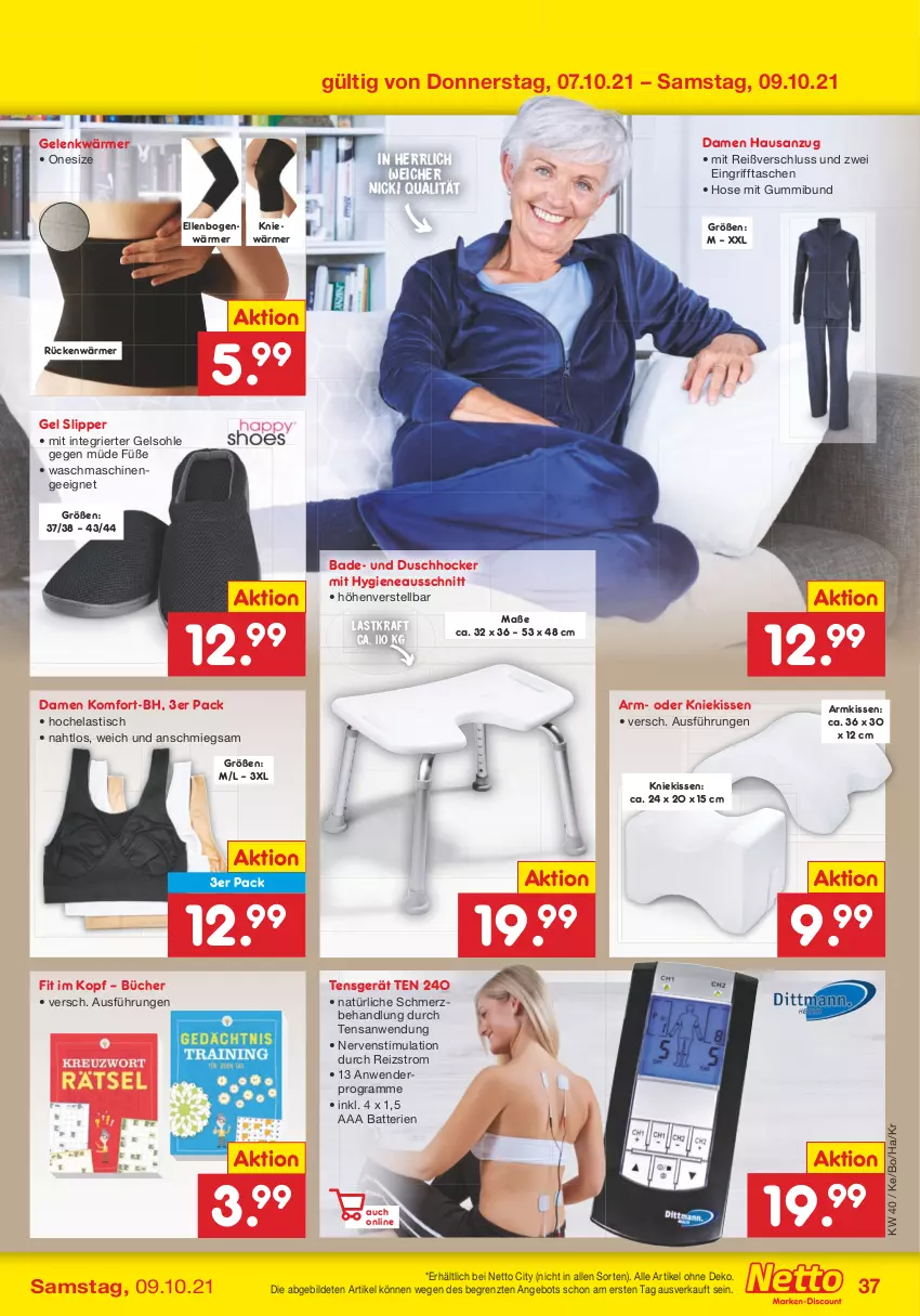 Aktueller Prospekt Netto Marken-Discount - Filial Angebote - von 04.10 bis 09.10.2021 - strona 37