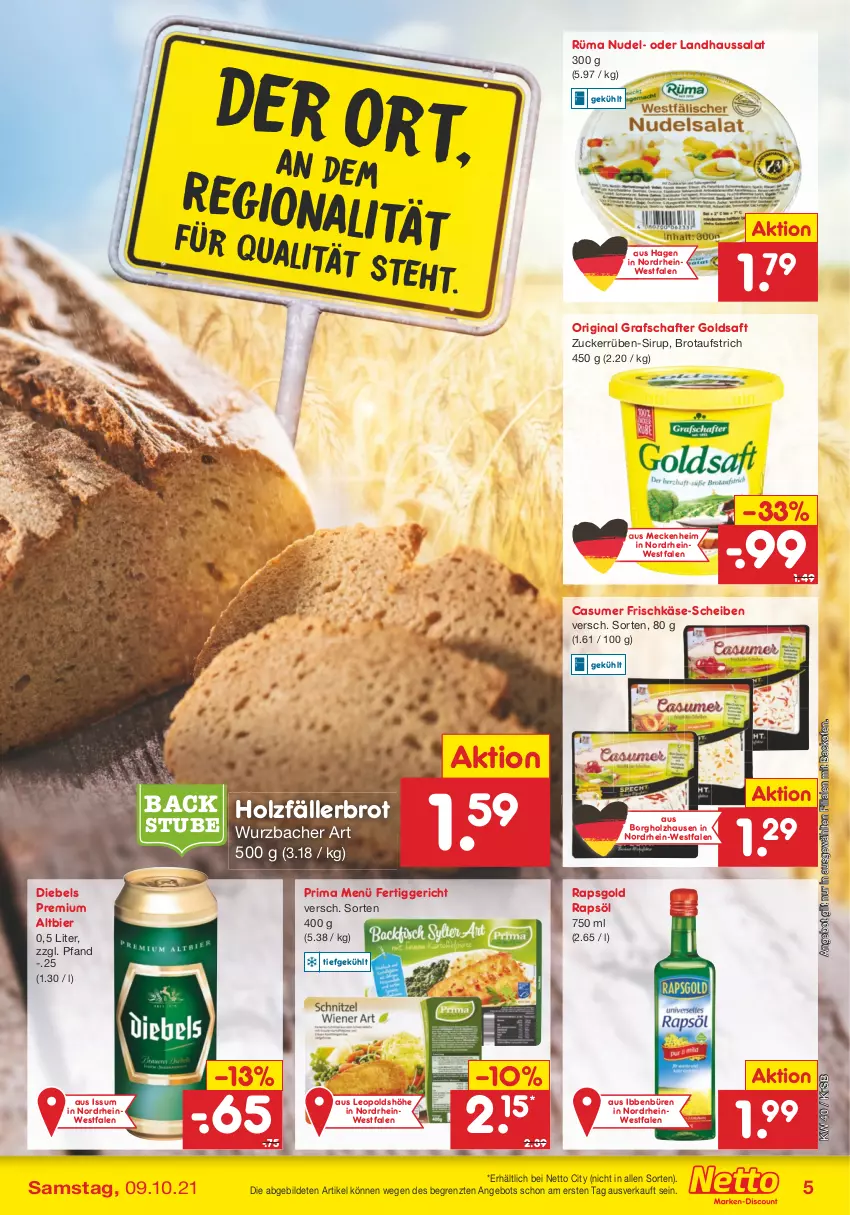 Aktueller Prospekt Netto Marken-Discount - Filial Angebote - von 04.10 bis 09.10.2021 - strona 5