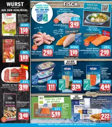 Gazetka promocyjna Hit - Prospekte - Gazetka - ważna od 20.08 do 20.08.2022 - strona 6 - produkty: aqua, aus dem kühlregal, backofen, bio, braten, bratwurst, chorizo, eis, elle, filet, filets, finesse, fisch, fische, Fischer, fischstäbchen, fischtheke, fleisch, followfish, forelle, frischfisch, frosta, Frühstücksspeck, gin, grill, hering, Herings, Heringshappen, herta, herta finesse, ideal zum braten, ideal zum grillen, jamón serrano, kräuter, kühlregal, lachs, mac, merl, natur, Ofen, pfanne, pfannen, pute, putenbrust, Rauch, regal, reis, rel, ring, Rotbarsch, rotbarschfilet, rwe, saft, salat, Schere, schinken, schlemmerfilet, serrano, Speck, Tapas, Ti, wurst, ZTE