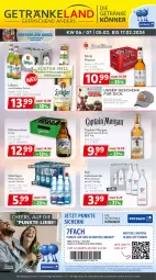 Gazetka promocyjna Getraenkeland - Gazetka - ważna od 17.02 do 17.02.2024 - strona 1 - produkty: aktionspreis, alkohol, Alwa, Bad, ball, bestpreis, bestpreise, bier, Cap, captain morgan, coupon, coupons, eis, Elan, elle, flasche, getränk, getränke, gin, könig pilsener, Lübzer, mars, mineralwasser, nuss, original spiced gold, payback, pils, pilsener, reis, Ti, urtyp, wasser