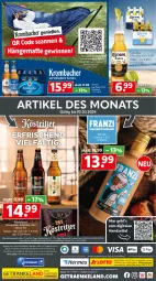 Gazetka promocyjna Getraenkeland - Gazetka - ważna od 17.02 do 17.02.2024 - strona 6 - produkty: abholpreise, aktionspreis, alkohol, bestpreis, bier, corona, eis, Elan, elle, getränk, getränke, kellerbier, krombache, krombacher, pils, reis, Spezi, Ti, uhr