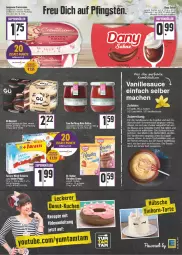 Gazetka promocyjna E Center - Angebote der Woche - Gazetka - ważna od 04.06 do 04.06.2022 - strona 17 - produkty: angebot, beutel, cremissimo, Dany, dany sahne, deo, dessert, desserts, eis, ferrero, langnese, langnese cremissimo, LG, mac, milch, milch-schnitte, mousse, nuss, reifen, rezept, rezepte, sahne, sauce, Schneebesen, sim, tee, Ti, topf, vanille, Vanillesauce, zucker