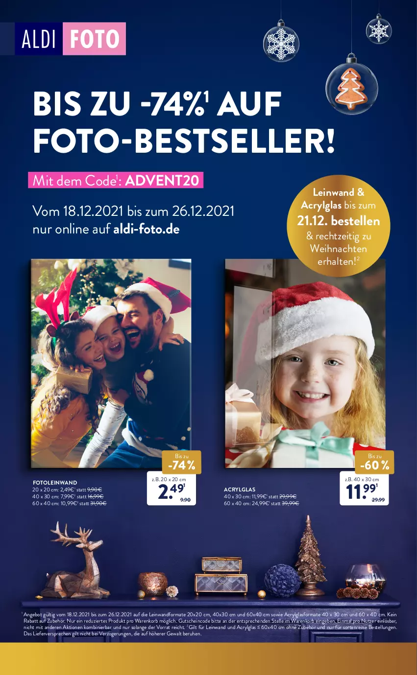 Aktueller Prospekt AldiSud - ALDI Aktuell - von 20.12 bis 24.12.2021 - strona 40 - produkty: aldi, angebot, elle, gutschein, korb, LG, Ti, weihnachten