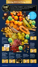 Gazetka promocyjna AldiSud - ALDI Aktuell - Gazetka - ważna od 24.12 do 24.12.2021 - strona 11 - produkty: alle artikel ohne dekoration, asti, Bau, Birnen, clementinen, dekoration, eis, elle, frucht, früchte, kartoffel, kartoffeln, knallerpreis, leine, LG, mac, mandarine, mandarinen, nuss, obst, Obst und Gemüse, orange, orangen, Papaya, reis, saft, Schal, Schale, speisekartoffeln, Ti, tisch, tomate, tomaten, trauben, und gemüse, zitrone, ZTE