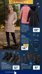 Gazetka promocyjna AldiSud - ALDI Aktuell - Gazetka - ważna od 24.12 do 24.12.2021 - strona 26 - produkty: ACC, aldi, decksohle, dell, elle, Halskette, handschuhe, Kette, lack, Mantel, Mode, ohrstecker, Ria, Schmuck, Schmuckset, Schnürstiefel, schuhe, Steppmante, Ti, tisch, touchscreen