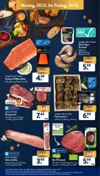 Gazetka promocyjna AldiSud - ALDI Aktuell - Gazetka - ważna od 24.12 do 24.12.2021 - strona 9 - produkty: alle artikel ohne dekoration, aqua, aust, Austern, bio, dekoration, eis, filet, filets, fisch, fische, Fischer, fleisch, garnelen, gin, küche, Küchen, lachs, lachsfilet, lack, messer, reis, rind, rum, rumpsteak, Schere, schwein, schweine, schweinefilet, steak, steaks, Ti, wein, weine, Wild, wildlachs, ZTE