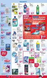 Gazetka promocyjna Rossmann - Prospekte - Gazetka - ważna od 03.02 do 03.02.2023 - strona 14 - produkty: aktiv gel, allzweckreiniger, auer, Bad, batterie, batterien, Becher, bio, biozidprodukte, coupon, coupons, Domol, Dr. Beckmann, Duftkerze, Engel, essig, febreze, geschirr, geschirrspülmittel, Glasreiniger, kerze, kraft, küche, Küchen, leuchtmittel, longlife, maschinenreiniger, Messbecher, messer, pril, Rauch, Raumduft, reiniger, Rubin, rum, rwe, sagrotan, Schere, somat, spartipp, Spektrum, spülmaschinen, spülmaschinentabs, spülmittel, Ti, varta, wasser, wasserfilter, wc frisch, wc-gel, wc-reiniger, weck, zitrone, zitronen