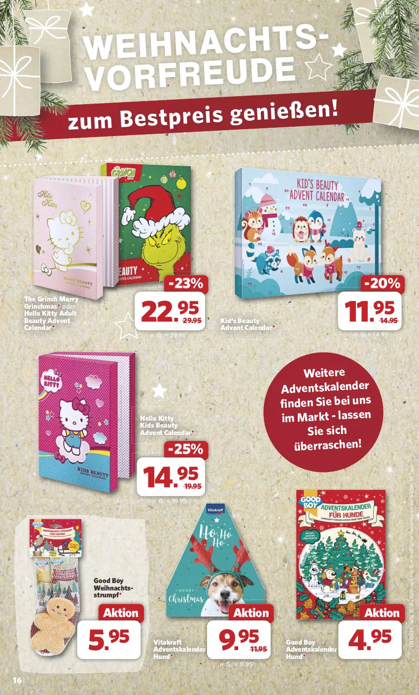 Aktueller Prospekt Combi - Prospekte - von 28.10 bis 02.11.2024 - strona 16 - produkty: Adventskalender, eis, kraft, reis, rum, Ti, vita, vitakraft, ZTE