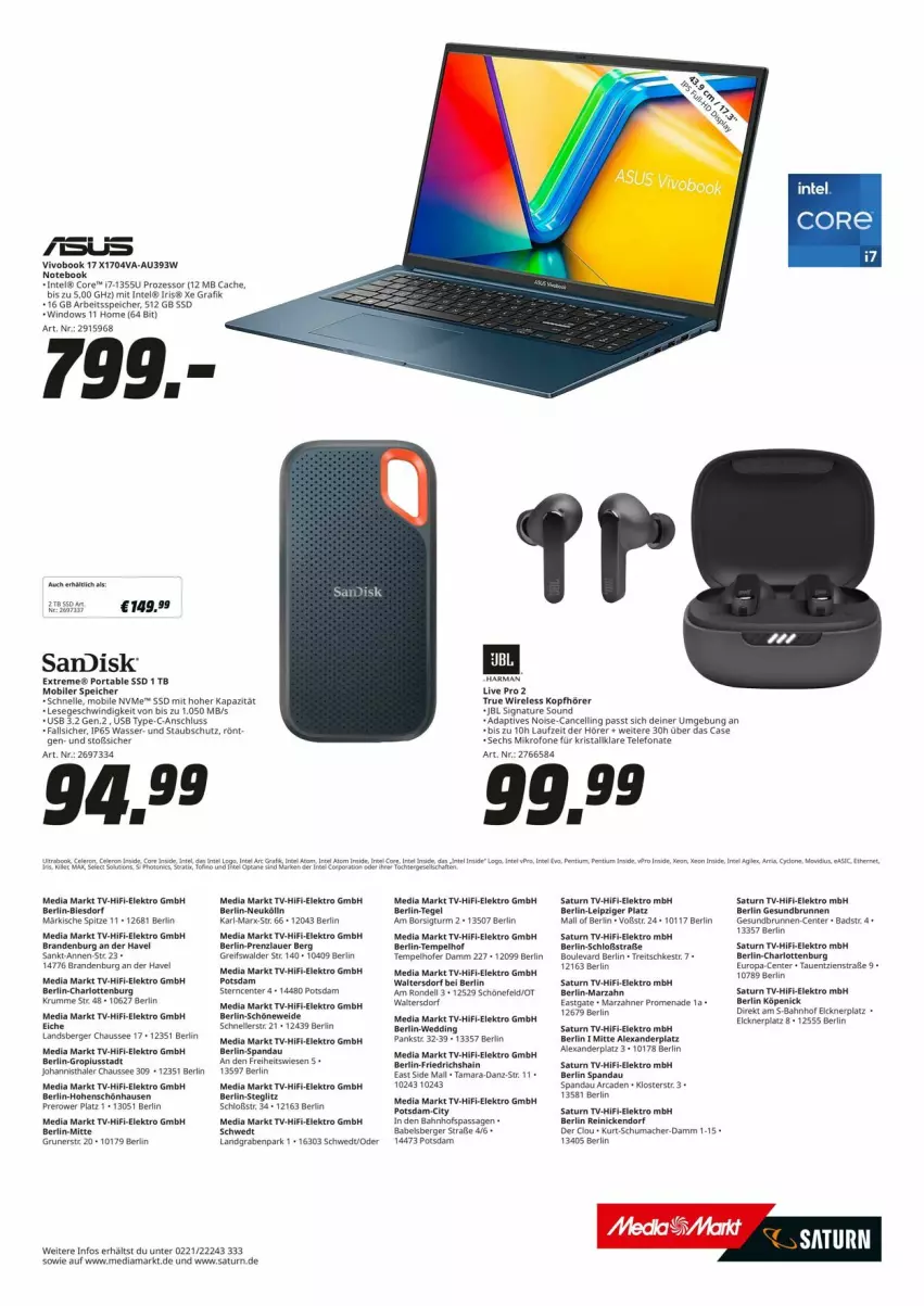 Aktueller Prospekt Media Markt - Prospekte - von 08.08 bis 14.08.2024 - strona 4 - produkty: alexa, arlo, Bad, Berger, bett, brunnen, dell, eis, Elektro, elle, ente, grana, harman, Intel, jbl, kopfhörer, mac, mediamarkt, natur, Rana, reis, rel, Rondell, rum, telefon, Ti, usb