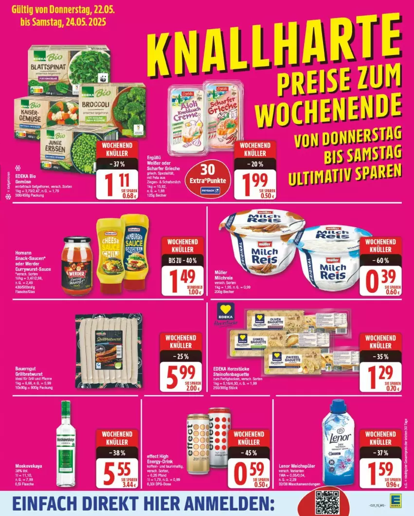 Aktueller Prospekt Edeka - Prospekte - von 19.05 bis 24.05.2025 - strona 15 - produkty: eis, reis, tee, Ti