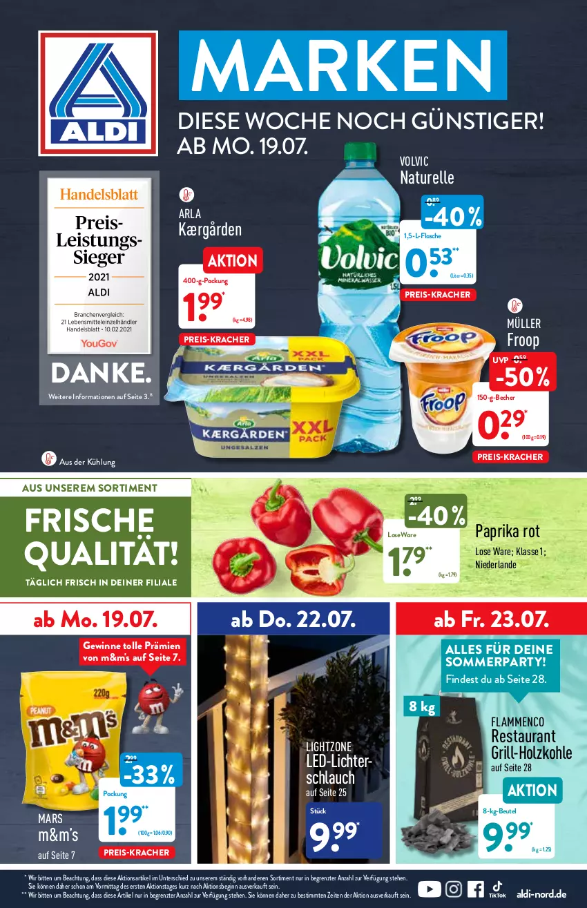 Aktueller Prospekt Aldi Nord - Aldi-Aktuell - von 19.07 bis 25.07.2021 - strona 1