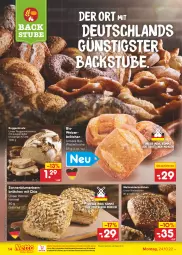 Gazetka promocyjna Netto Marken-Discount - Filial-Angebote - Gazetka - ważna od 29.10 do 29.10.2022 - strona 14 - produkty: angebot, auer, backofen, bestpreis, bio, blume, blumen, brot, brötchen, chia, dauertiefpreis, eis, krone, mehl, Meister, ndk, Ofen, reis, sonnenblume, sonnenblumen, stube, Ti, tiefpreis, versandkostenfrei, weizenbrötchen