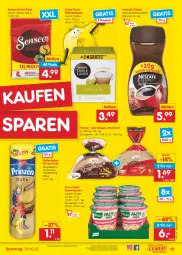 Gazetka promocyjna Netto Marken-Discount - Filial-Angebote - Gazetka - ważna od 29.10 do 29.10.2022 - strona 19 - produkty: angebot, Becher, bestpreis, bohne, bohnen, bohnenkaffee, brot, creme, debeukelaer, dolce gusto, Doppelkekse, eis, kaffee, kaffeekapseln, keks, kekse, knorr, knorr pasta, löslicher bohnenkaffee, Nescafé, pasta, pasta snack, prinzen rolle, reis, schoko, senseo, snack, Ti, ZTE