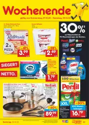 Gazetka promocyjna Netto Marken-Discount - Filial-Angebote - Gazetka - ważna od 29.10 do 29.10.2022 - strona 31 - produkty: angebot, bestpreis, bratpfanne, decke, Deckel, Dr. Oetker, edelstahl, eis, ferrero, geschirr, gin, herdarten, küche, Küchen, Küchenhelfer, küchentücher, persil, pfanne, pizza, raffaello, reis, Ria, ristorante, ristorante pizza, stielkasserolle, Ti, topf, tücher, vollwaschmittel, waschmittel, zewa, ZTE