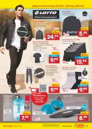 Gazetka promocyjna Netto Marken-Discount - Filial-Angebote - Gazetka - ważna od 29.10 do 29.10.2022 - strona 37 - produkty: angebot, asti, Bau, baumwolle, eis, flasche, hose, Jacke, kleid, Kleidung, Mütze, Pods, retroshorts, Ria, shirt, shirts, shorts, socken, Sport, sportsocken, Steppjacke, Sweathose, T-Shirt, Tasche, taschen, Ti, tisch, trinkflasche, wolle, ZTE