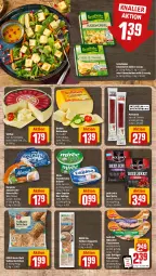 Gazetka promocyjna Rewe - Prospekte - Gazetka - ważna od 10.02 do 10.02.2024 - strona 17 - produkty: baguette, bavaria blu, Becher, beef, bergader, bio, bonbel, brötchen, butter, butterkäse, coupon, eis, exquisa, fleisch, fleischwurst, Geflügel, grünländer, gutfried, Hähnchenfleisch, Käse, käsescheiben, korn, kräuter, nuss, reis, rewe beste wahl, rewe bio, Ria, schnittkäse, Ti, weichkäse, würfel, wurst