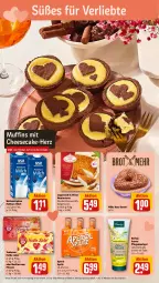 Gazetka promocyjna Rewe - Prospekte - Gazetka - ważna od 10.02 do 10.02.2024 - strona 4 - produkty: aperol, cheesecake, coppenrath, Donut, duschgel, eis, haltbare milch, kneipp, mandel, Meister, milch, milka, Muffin, muffins, pfirsich, rezept, rezepte, tee, teekanne, Ti, torte, weihenstephan