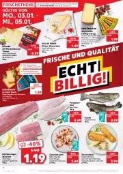 Gazetka promocyjna Kaufland - Gazetka - ważna od 05.01 do 05.01.2022 - strona 10 - produkty: angebot, appenzeller, Bergkäse, burger, curry, eis, elle, filet, fleisch, forelle, garnelen, genovese, Käse, knoblauch, kokos, kräuter, lachs, mango, milch, nuss, Pangasius, paprika, pesto, rel, salat, salz, schnittkäse, senf, Ti, Tilsiter, tisch, weichkäse, Wels, ZTE