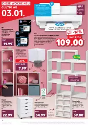 Gazetka promocyjna Kaufland - Gazetka - ważna od 05.01 do 05.01.2022 - strona 18 - produkty: angebot, auto, Brei, Container, dell, drucker, elle, ente, Holz, HP, latte, möbel, Mode, regal, reifen, Ria, rollcontainer, Ti, tisch, uhr, wandregal, ZTE