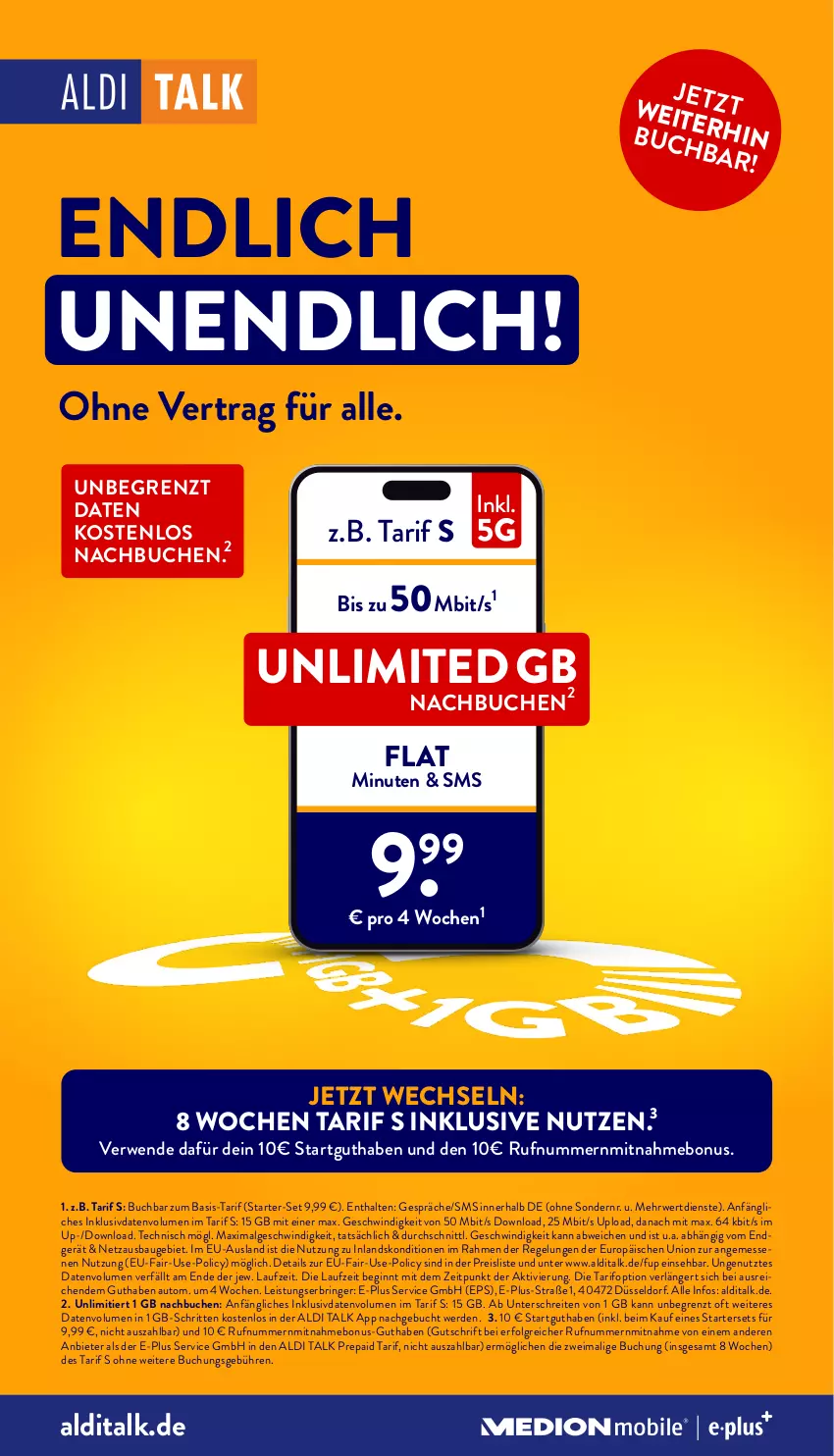 Aktueller Prospekt Aldi Nord - Von Montag - von 11.08 bis 16.08.2025 - strona 40 - produkty: aldi, aldi talk, auto, Bau, buch, eis, erde, gin, LG, reis, ring, rwe, Ti, usb, ZTE