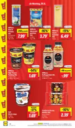 Gazetka promocyjna Lidl - Aktionsprospekt - Gazetka - ważna od 01.07 do 01.07.2023 - strona 10 - produkty: Bona, eis, getränk, gouda, kaffee, Käse, Milbona, milch, monte, mozzarella, Muffin, muffins, ndk, preisvorteil, pudding, reis, rel, salz, Schal, Schale, Ti, zott, Zott Monte