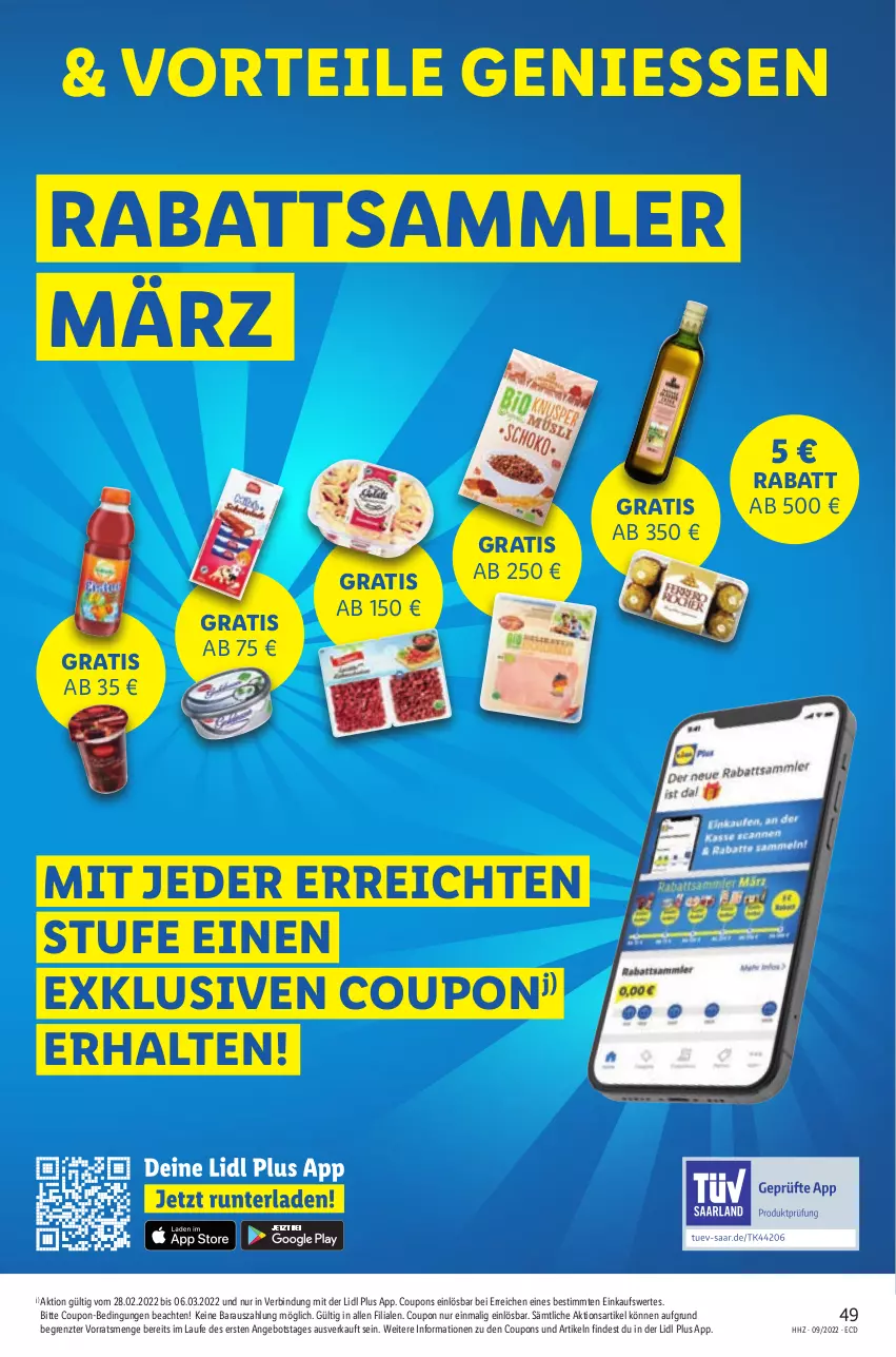 Aktueller Prospekt Lidl - Aktionsprospekt - von 28.02 bis 05.03.2022 - strona 49 - produkty: angebot, coupon, coupons, Ti, ZTE