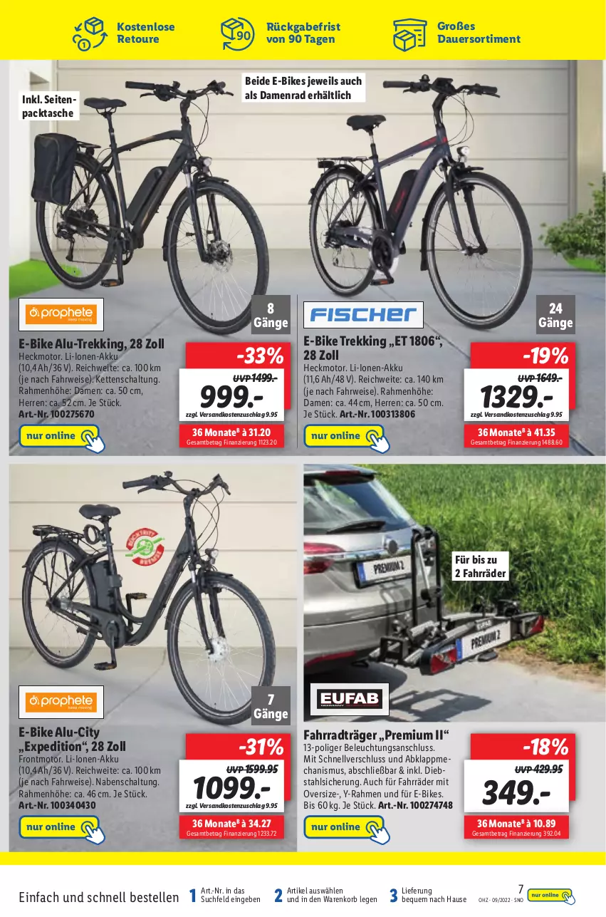 Aktueller Prospekt Lidl - Aktionsprospekt - von 28.02 bis 05.03.2022 - strona 57 - produkty: akku, auer, beleuchtung, E-Bike, E-Bikes, eis, elle, Fahrrad, Kette, korb, ndk, rwe, Schal, Tasche, Ti