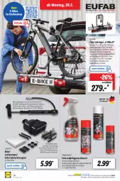 Gazetka promocyjna Lidl - Aktionsprospekt - Gazetka - ważna od 05.03 do 05.03.2022 - strona 14 - produkty: Anhänger, beleuchtung, crivit, E-Bike, E-Bikes, ente, eufab, Fahrrad, Kette, lavera, ndk, Parkside, reiniger, Schal, Schale, schlauch, Sport, Ti, Tiere, werkzeug