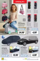 Gazetka promocyjna Lidl - Aktionsprospekt - Gazetka - ważna od 05.03 do 05.03.2022 - strona 16 - produkty: asti, aufbewahrungstasche, auto, eis, Hartschalenkoffer, Kinder, koffer, LG, ndk, reis, Schal, Schale, shake, spee, Tasche, Ti, tisch, wasser