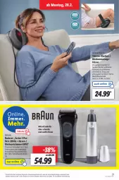 Gazetka promocyjna Lidl - Aktionsprospekt - Gazetka - ważna od 05.03 do 05.03.2022 - strona 21 - produkty: angebot, auto, braun, dell, eis, elle, ente, kissen, Mode, rasierer, reis, rel, Schal, schnellladefunktion, silvercrest, Ti, ZTE