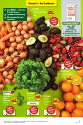 Gazetka promocyjna Lidl - Aktionsprospekt - Gazetka - ważna od 05.03 do 05.03.2022 - strona 3 - produkty: angebot, auer, avocado, basilikum, beere, beeren, discount, eis, elle, erdbeere, erdbeeren, obst, Obst und Gemüse, orange, orangen, reis, Ti, topf, und gemüse, ZTE, zwiebel, zwiebeln