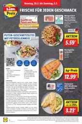 Gazetka promocyjna Lidl - Aktionsprospekt - Gazetka - ważna od 05.03 do 05.03.2022 - strona 4 - produkty: basmati, bier, Biere, braten, braun, Brühe, brustfilet, butter, champignon, champignons, discount, eis, elle, filet, fisch, fische, Fischer, fleisch, Gemüsebrühe, geschnetzeltes, küche, Küchen, lachs, lebensmittel, mac, mehl, monitor, petersilie, pfanne, pfeffer, pilze, pril, pute, putenbrust, putenbrustfilet, Putengeschnetzeltes, reifen, reis, Rotbarsch, rotbarschfilet, Rote Zwiebel, rwe, sahne, salz, schlagsahne, schnitten, stifte, teller, Ti, topf, type 405, wasser, weizenmehl, wurst, Zelt, ZTE, zucchini, zwiebel