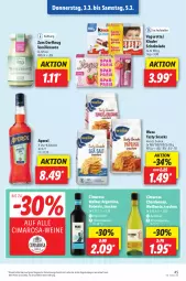 Gazetka promocyjna Lidl - Aktionsprospekt - Gazetka - ważna od 05.03 do 05.03.2022 - strona 45 - produkty: alkohol, angebot, aperol, aust, chardonnay, eis, elle, Kinder, kinder schokolade, reis, rotwein, sauce, schoko, schokolade, snack, snacks, teller, Ti, vanille, Vanillesauce, wasa, wein, weine, Weißwein, Yo, yogurette, ZTE, Zum Dorfkrug