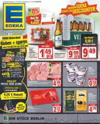 Gazetka promocyjna Edeka - Angebote der Woche - Gazetka - ważna od 15.10 do 15.10.2022 - strona 1 - produkty: angebot, Brei, datteltomaten, deka, eis, ente, flasche, HP, kirsch, likör, pralinen, reis, rel, Schal, Schale, Ti, tomate, tomaten, top-preis, veltins, ZTE